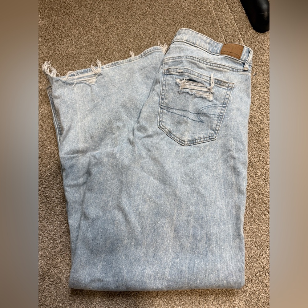 American Eagle Outfitters Strigid Wide Leg Bootcut Jeans